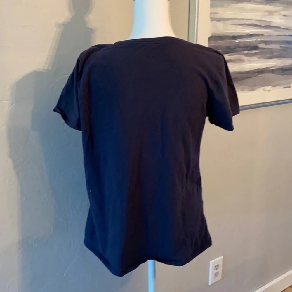 NIKE Blue JUST DO IT w swoosh in white SZ XL